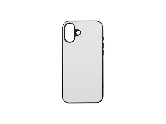 Sublimation iPhone 16 Plus Cover w/ insert (Rubber, Black)