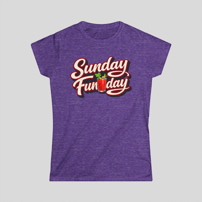 Sunday Funday Women’s T-Shirt – Cocktail Brunch Graphic Tee | Teesrus716