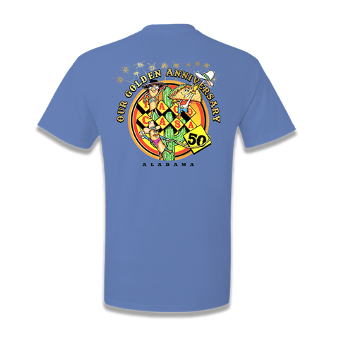 Taco Casa 50th Anniversary Character T-Shirt