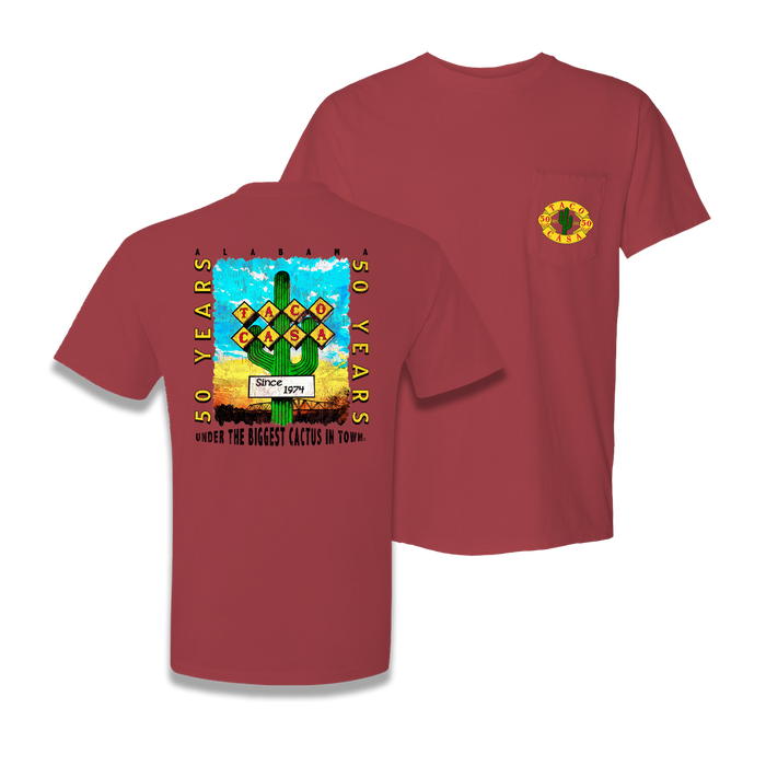 Taco Casa 50th Anniversary Sunset T-Shirt