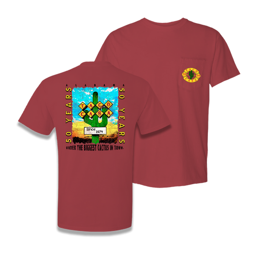 Taco Casa 50th Anniversary Sunset T-Shirt