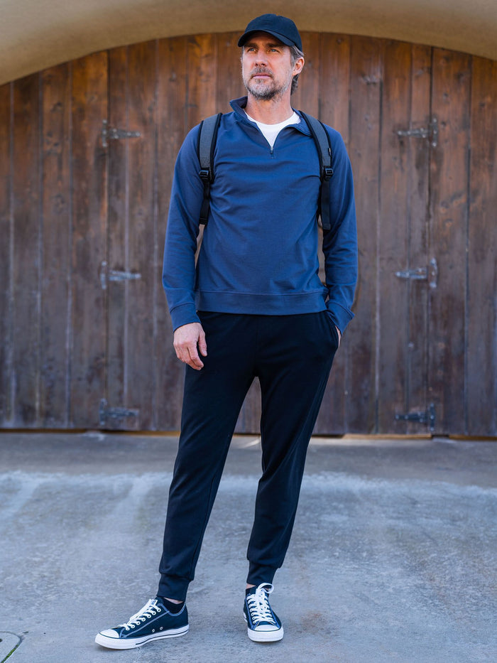 Ariel is 6'1, 175lbs and wears a size M # Tall Head-to-Toe 3-Pack Lifestyle Size Medium | Fresh Clean Threads