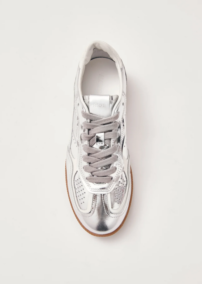 Tb.490 Rife Shimmer Silver Leather Sneakers - Alohas