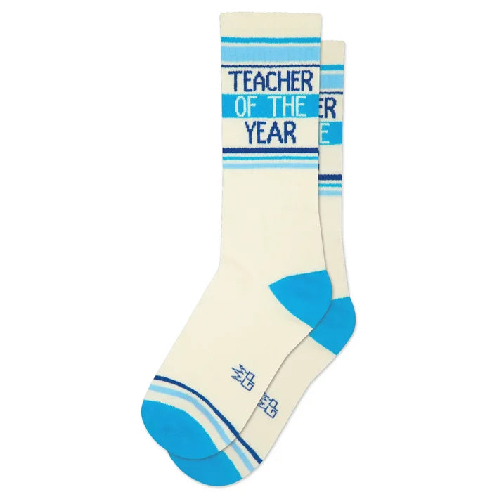 Teacher of the Year Gym Crew Socks