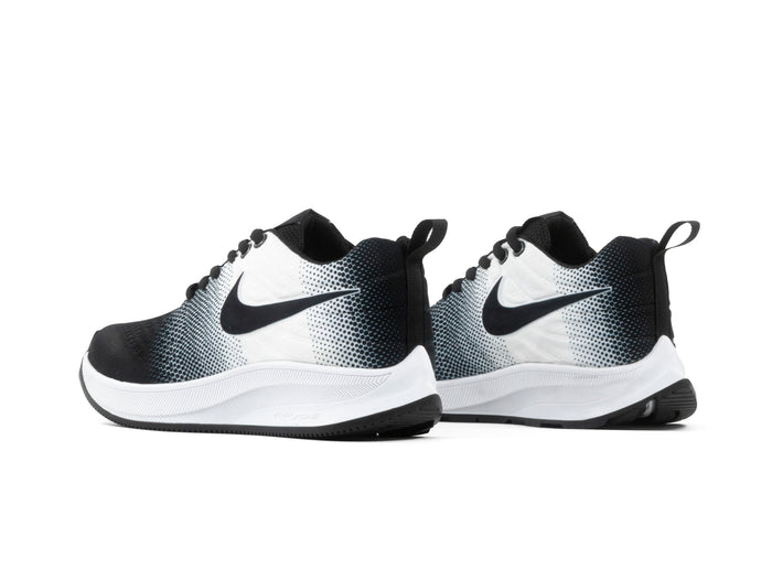 Tenis 012 Negro Blanco Negro