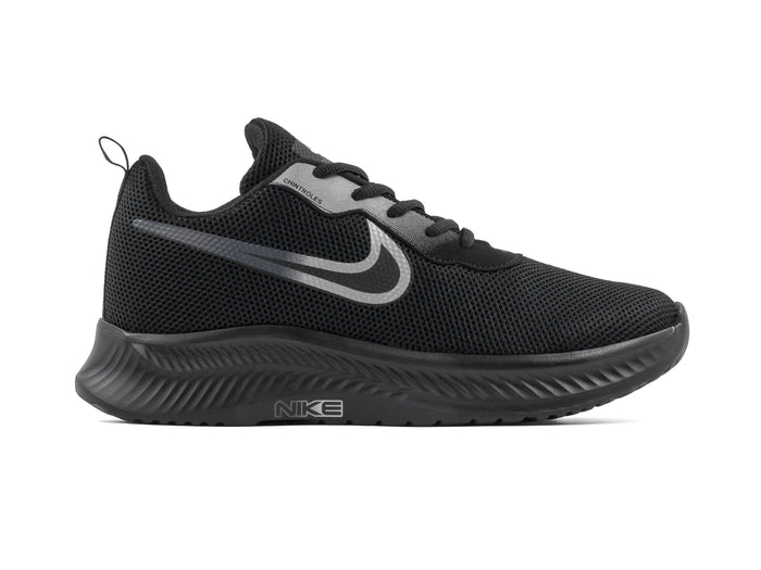 Tenis 026 Negro Plata Oxford