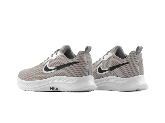 Tenis 026 Plata Blanco Negro