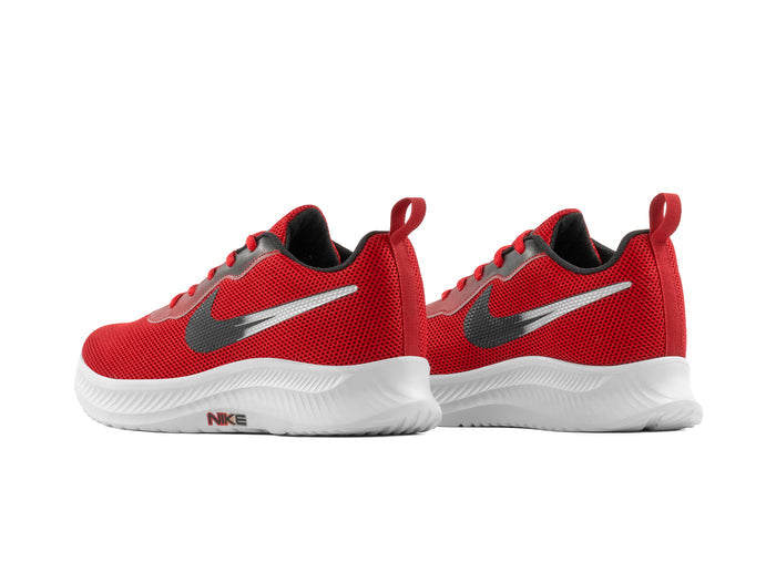 Tenis 026 Rojo Negro Plata