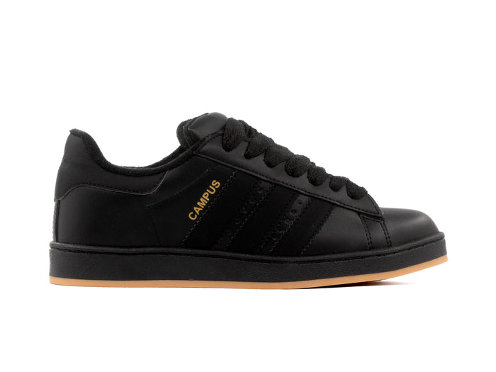 Tenis 2000s Negro Total Suela Ambar