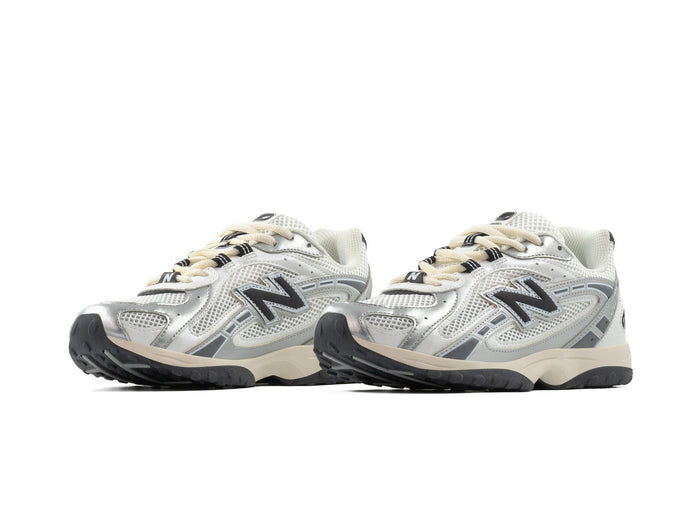 Tenis New Balance 204L Silver Black Metalic Importado