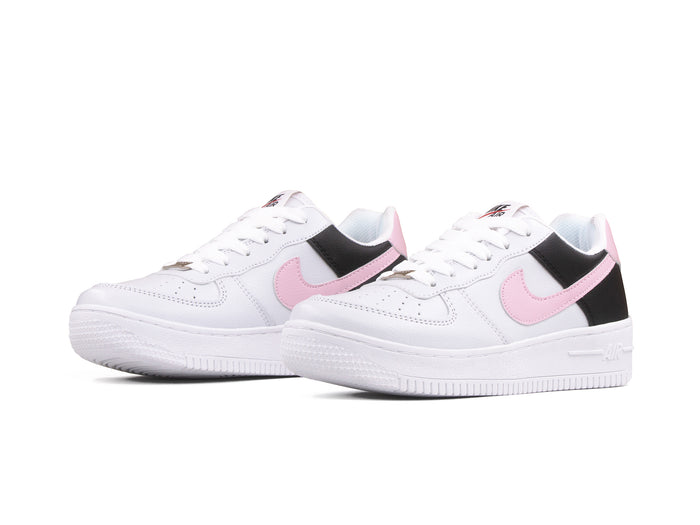 Tenis 270 Blanco Negro Rosa-1