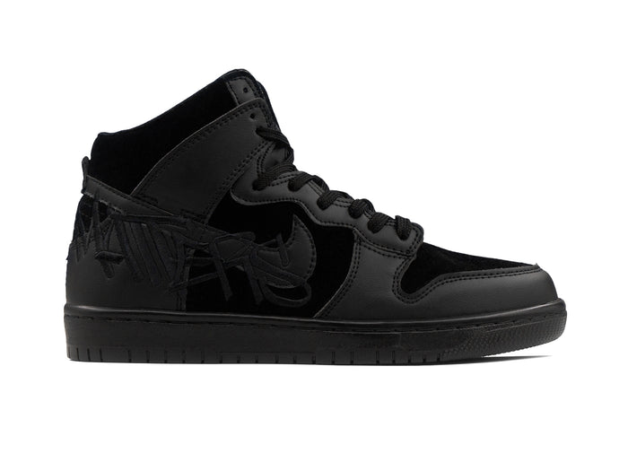 Tenis Dunk Bota Faust Oro Negro
