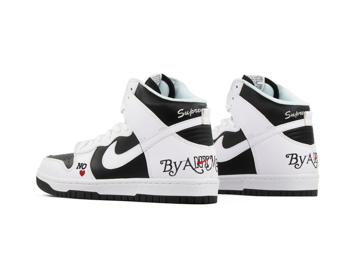 Tenis Dunk Bota Supreme By Any Means Black