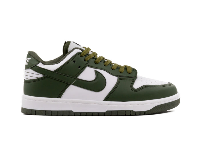 Tenis Dunk Low Blanco Verde Militar