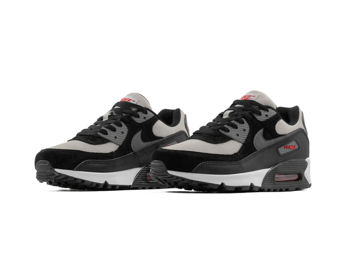 Tenis Max 90 Gris Negro Rojo Importado