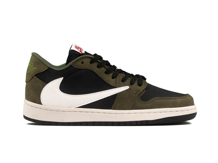 Tenis Travis Low Black Olive