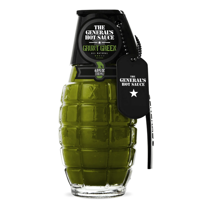 TGHS Grunt Green Hot Sauce The General's Hot Sauce
