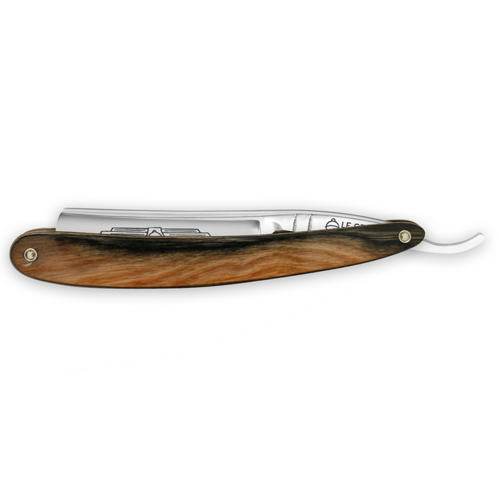 Thiers Issard 'Le Grelot' Straight Razor 5/8" Brown and Black Stamina Carbon Steel.