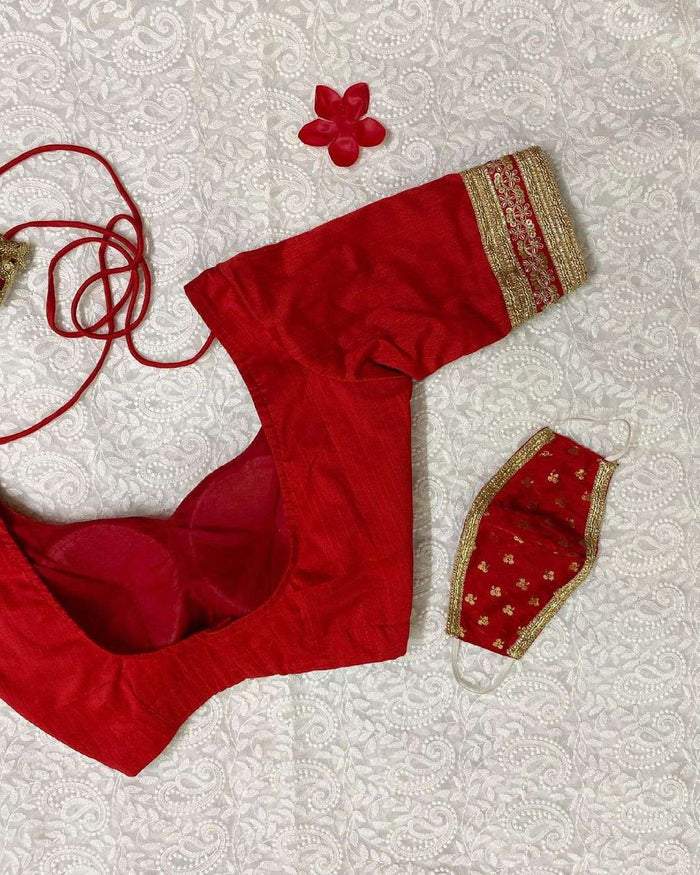 Tori Red Glass Sleeves