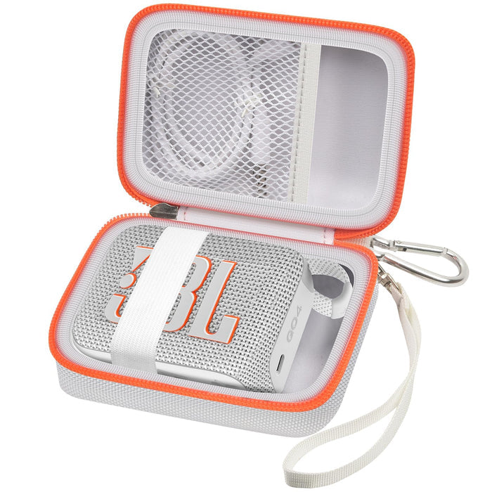 JBL Go 4, Go 3 & Go 2 Speaker Case | ALKOO – White – protective case product view