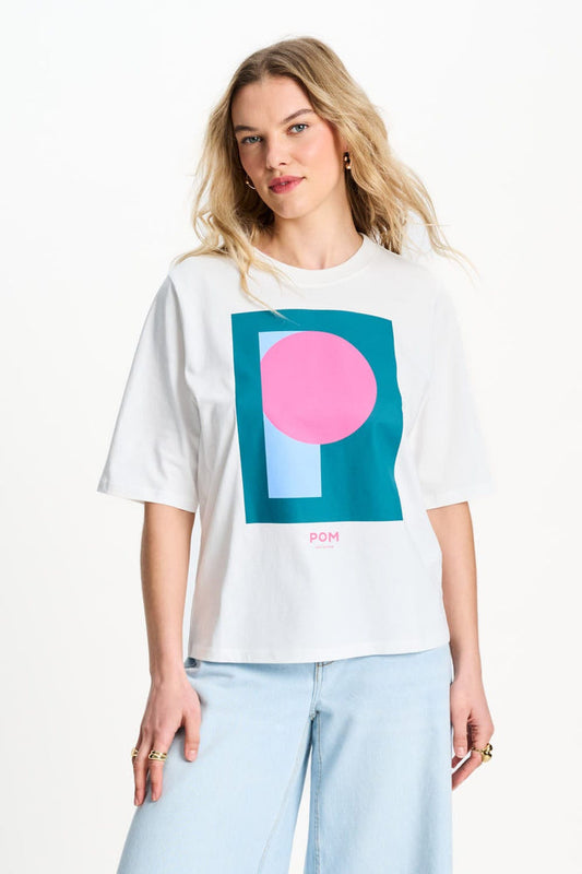 POM Amsterdam Tshirts White / 34 TSHIRT - POM White