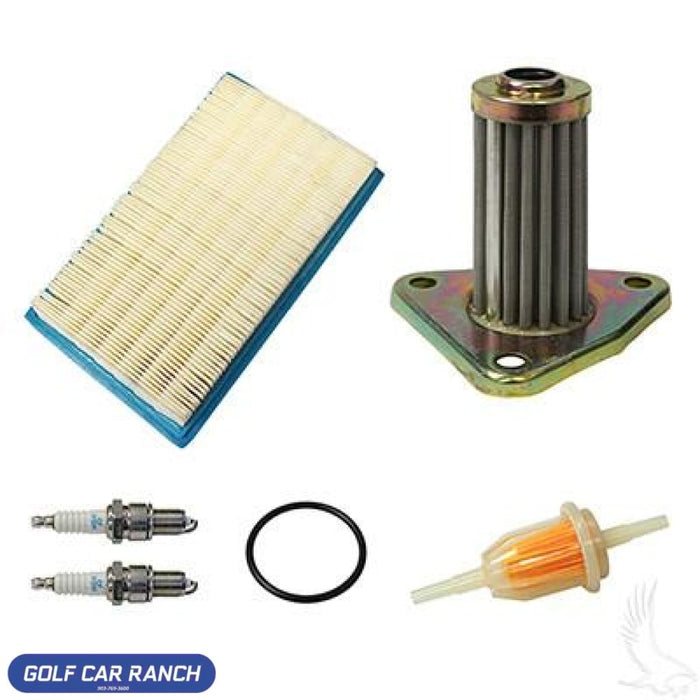 Tune Up Kits - Ezgo All Models Tune Up Kit 4 Cycle Gas 91-94W/ Oil Filter