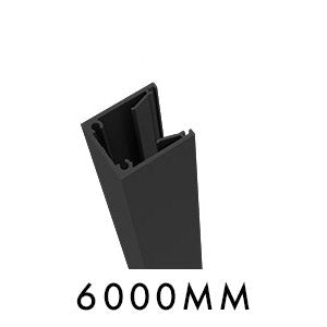 U channel Side frame 28mm x 32mm 6000MM LONG for slats, push fit - Image 1