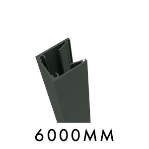 U channel Side frame 28mm x 32mm 6000MM LONG for slats, push fit - Image 2