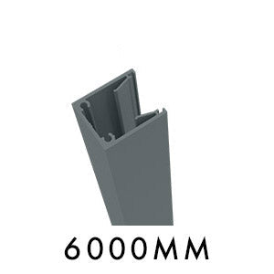 U channel Side frame 28mm x 32mm 6000MM LONG for slats, push fit - Image 3