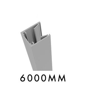 U channel Side frame 28mm x 32mm 6000MM LONG for slats, push fit - Image 4