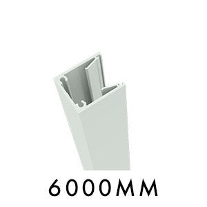 U channel Side frame 28mm x 32mm 6000MM LONG for slats, push fit - Image 5