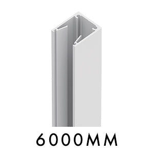 U channel Side frame 28mm x 32mm 6000MM LONG for slats, push fit - Image 6