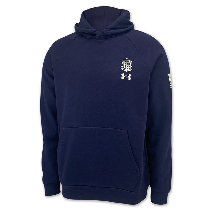 Under Armour Navy 250th Rival Fleece Hood (Navy)