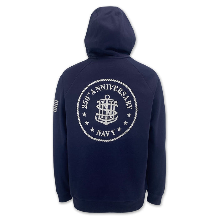 Under Armour Navy 250th Rival Fleece Hood (Navy)