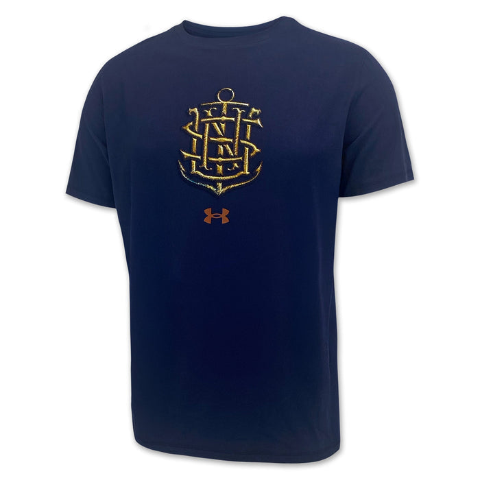 Under Armour Navy Anchor Tech T-Shirt (Navy)