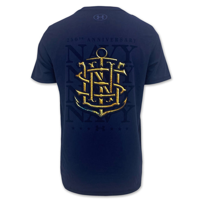 Under Armour Navy Anchor Tech T-Shirt (Navy)