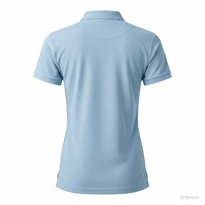 Unisex Short Sleeve Polo Shirt (Light Blue) - Zipzone International