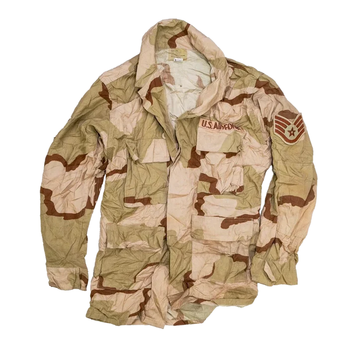 US Air Force 3 Colour Desert BDU Ripstop Shirt - Medium Long - US Air Force Surplus - Field Shirts