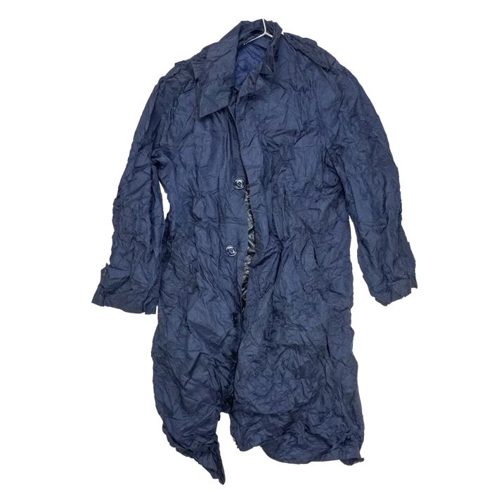 US Air Force Blue Lightweight Raincoat - 40R, Medium, Item 2 - US Air Force Surplus - Rain Jackets