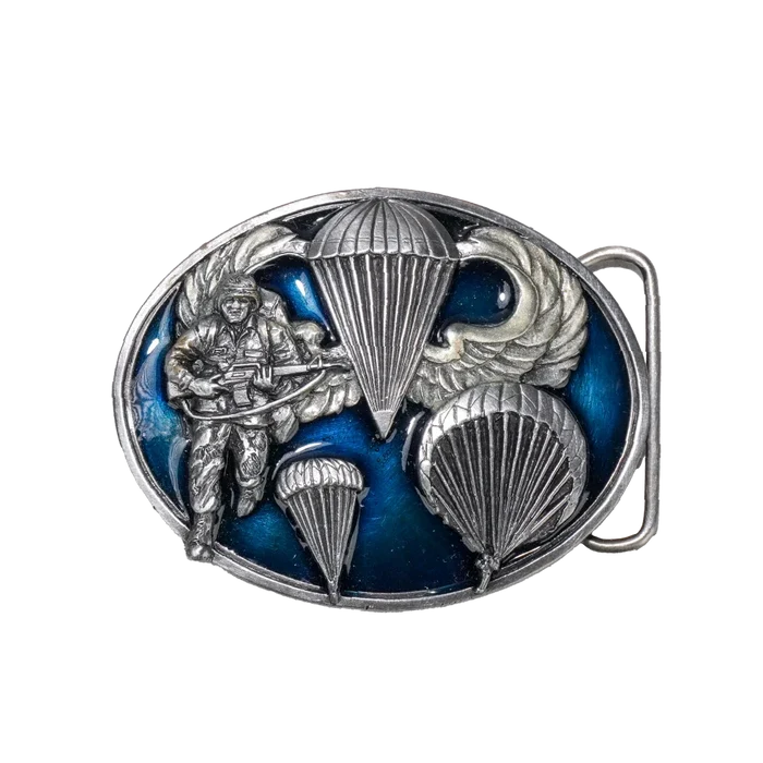 US Made Airborne Belt Buckle, Item 1 - Army & Outdoors - Belts