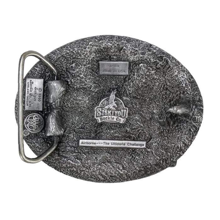 US Made Airborne Belt Buckle, Item 4 - Army & Outdoors - Belts