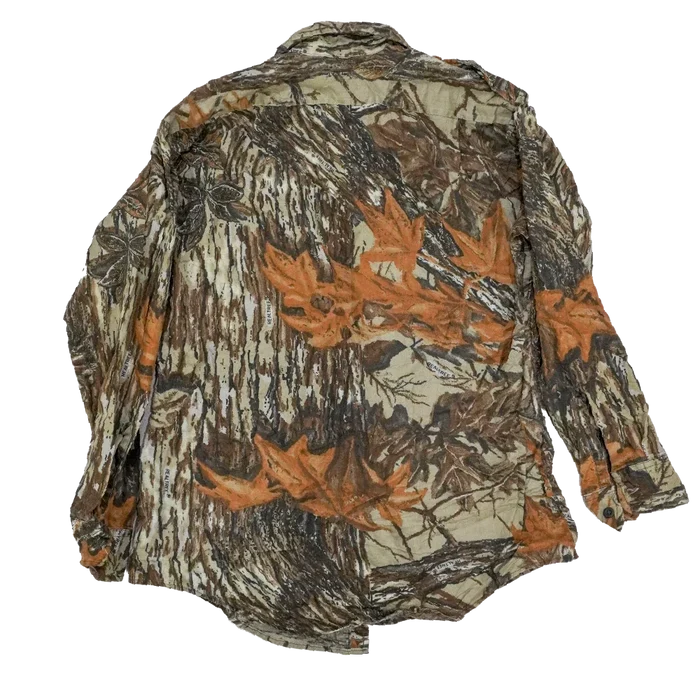US Made Sports Afield Realtree Camo Field Shirt - Large - Army & Outdoors - Field Shirts