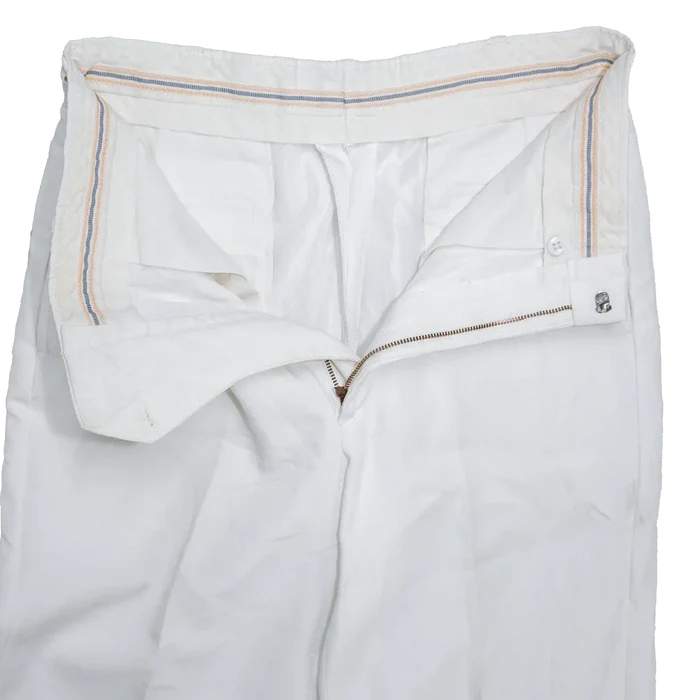 US Navy White Service Dress Trousers - 31R, Small - US Navy Surplus - Dress Trousers