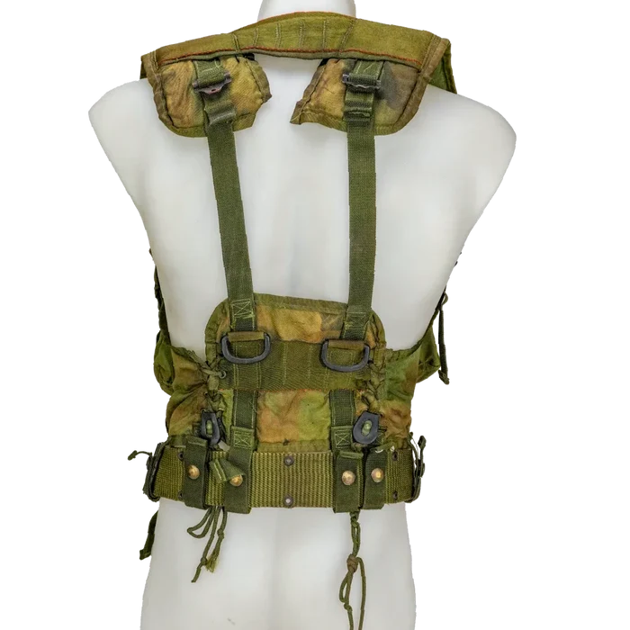 USGI 1st Gen Woodland Load Bearing Vest w/ Belt - Medium - US Army Surplus - Combat Vests & Rigs