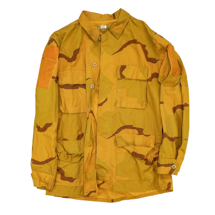 USGI 3 Colour Desert BDU Shirt - Medium Long - Film Production Used - Field Shirts