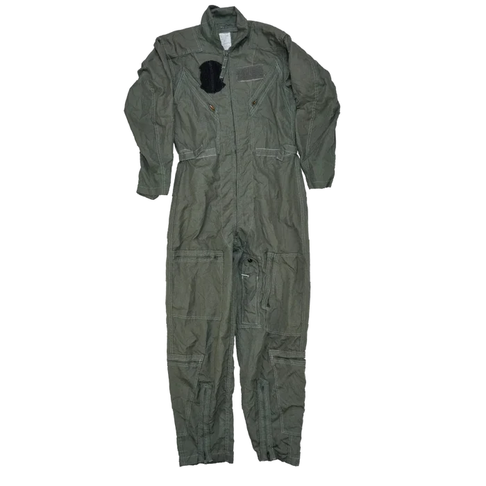 USGI CWU-27/P Olive Flyers Overalls - 38R, Medium - US Army Surplus - Overalls