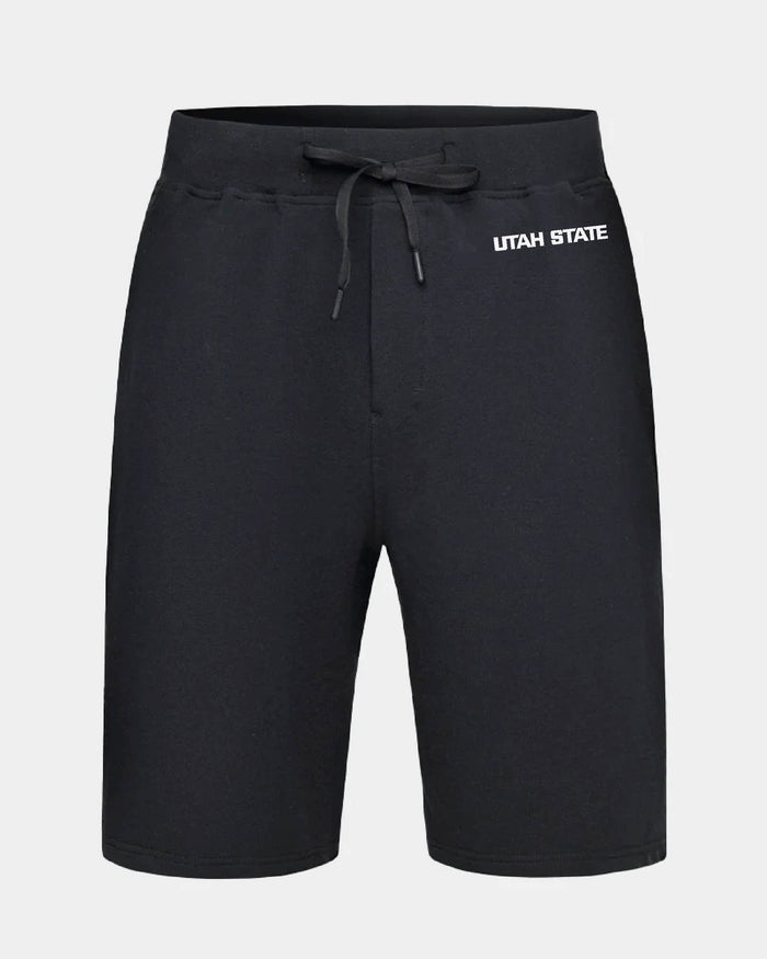 USU Peak Sweat Black Shorts