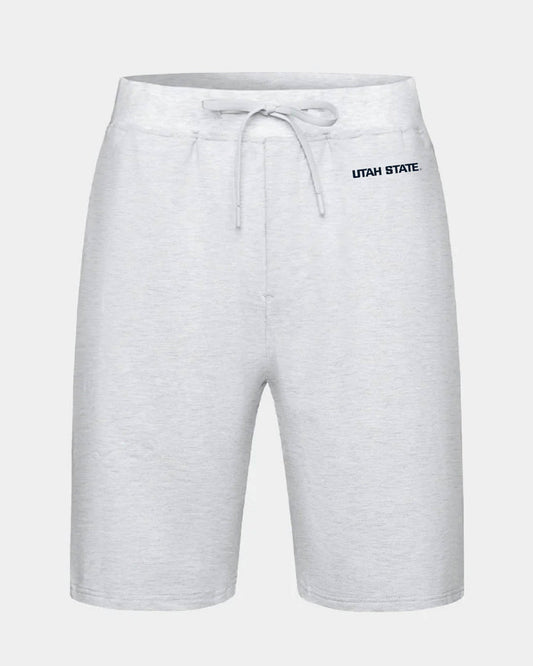 USU Peak Sweat Heather Grey Shorts