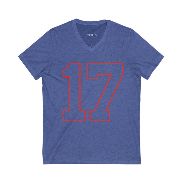 V-Neck Tee Woman's MVP 17 Buffalo Football Tshirt