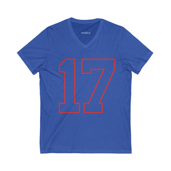 V-Neck Tee Woman's MVP 17 Buffalo Football Tshirt